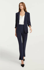 Women Crepe Khloe Blazer Navy
