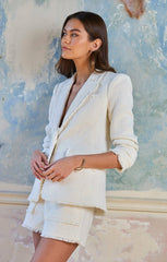 Women Boucle Khloe Blazer Gardenia