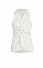 Women Sleeveless Mckenna Top Ivory