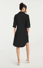 Women Mini Elina Dress Black