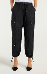 Women Nitsan Parachute Pant Black