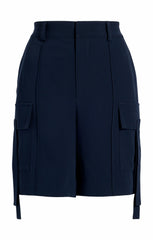 Women Crepe Odilia Short Navy