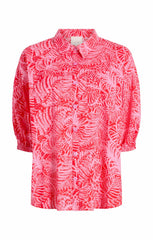 Women Tropical Inkblot Jacques Top Bisou/Bubblegum