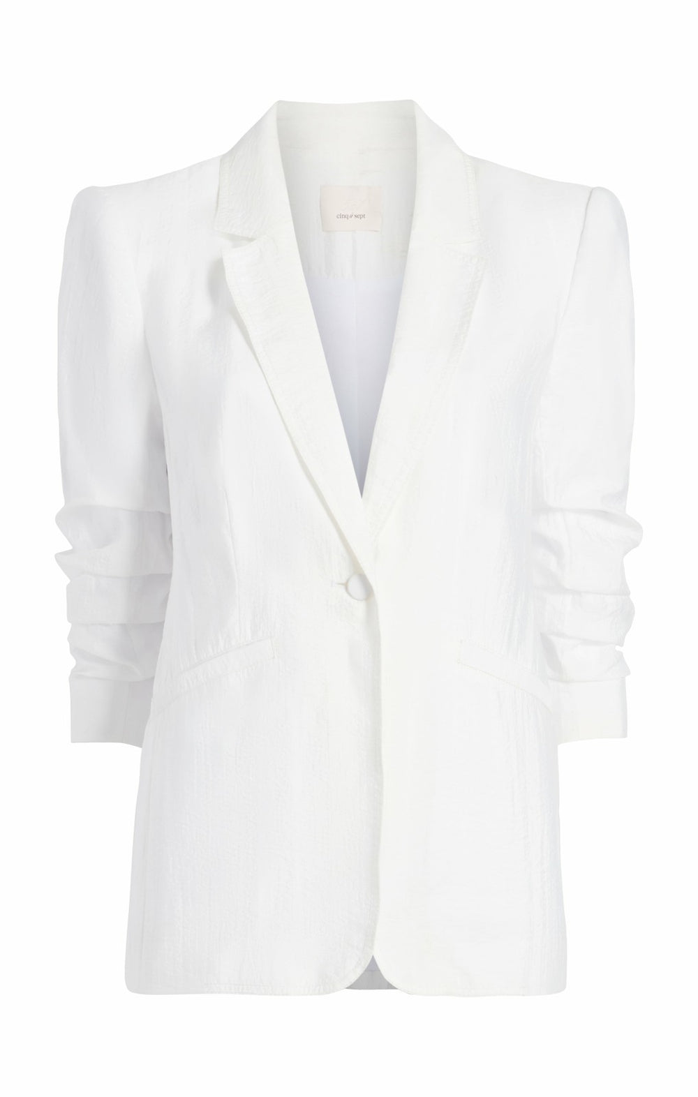Women Tumbled Woven Khloe Blazer White