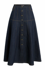 Women Veena Skirt Indigo