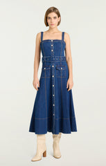 Women Vega Dress Medium Wash