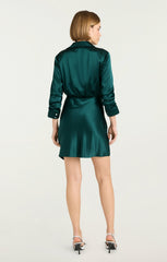 Women Mini Jacey Dress Green Onyx