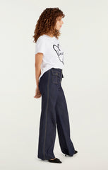 Women Doodled L'amour Tee White/Black