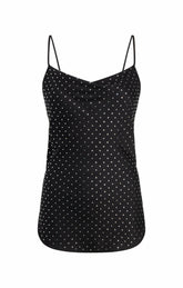 Women Allover Heatset Marta Cami Black