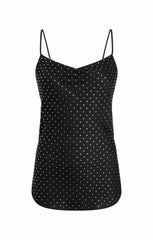 Women Allover Heatset Marta Cami Black