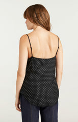 Women Allover Heatset Marta Cami Black