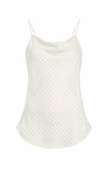 Women Allover Heatset Marta Cami Ivory