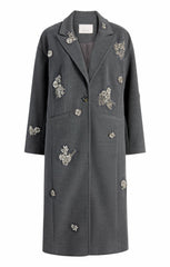 Women Crystal Ivy Gravis Coat Heather Grey
