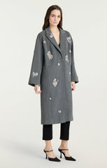 Women Crystal Ivy Gravis Coat Heather Grey
