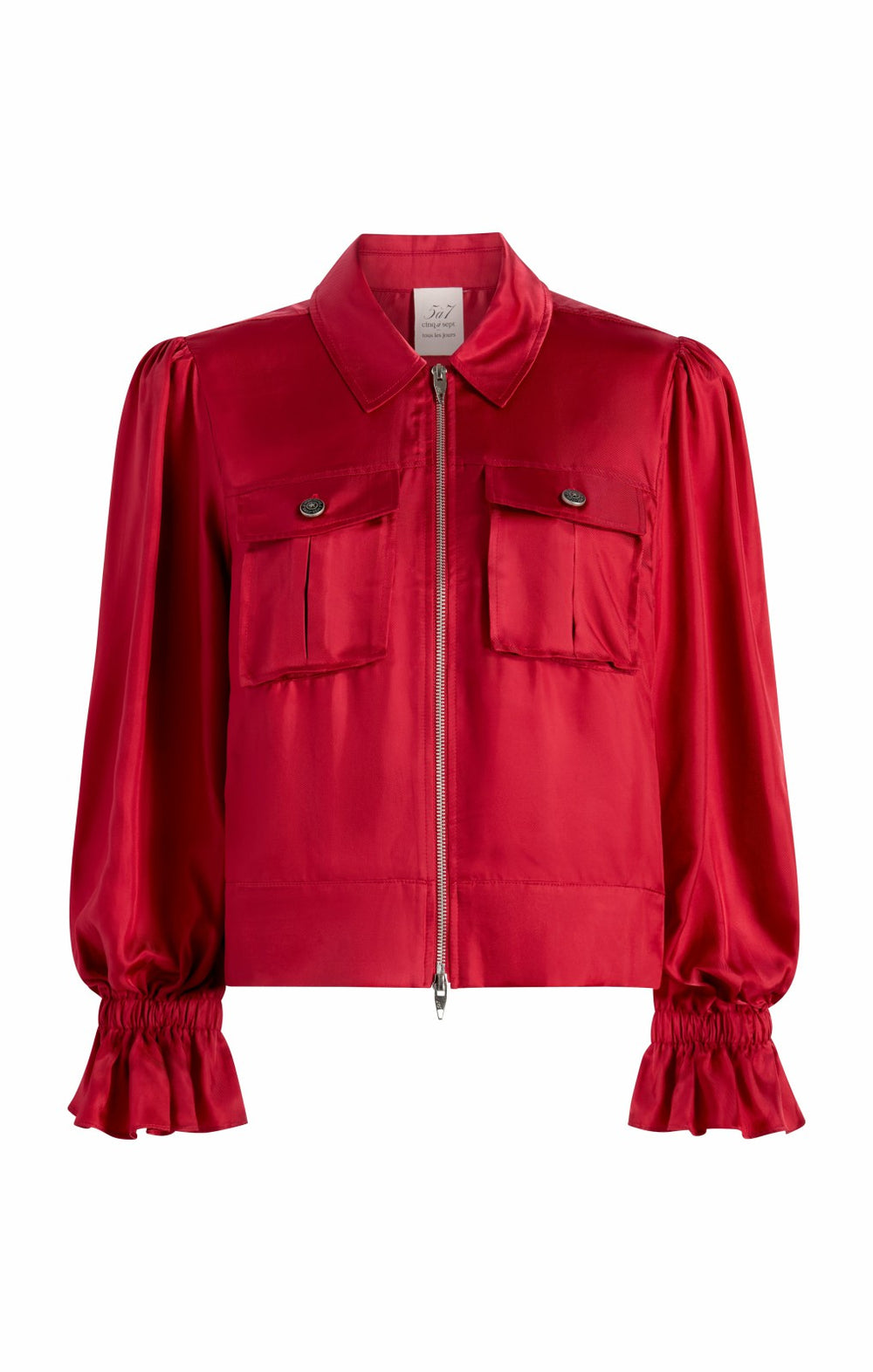 Women Long Sleeve Holly Jacket Red Currant