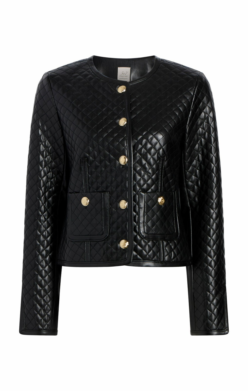Women Vegan Leather Brooke Jacket Black