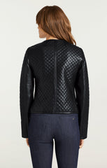Women Vegan Leather Brooke Jacket Black