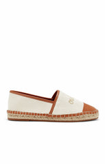 Women Jenna Canvas Espadrille Flats Natural/Cognac