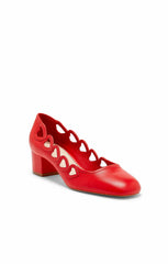 Women Martine Block Heel Pump Cardinal