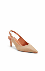 Women Sylvie Denim Slingback Pump Sahara/Saddle