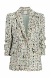 Women Anya Boucle Khloe Blazer Patina Multi