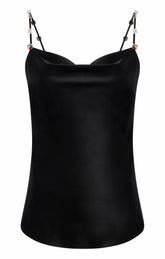 Women Bohemian Rhinestone Marta Cami Black