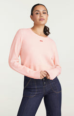 Women Merci Cropped Pullover Oleander