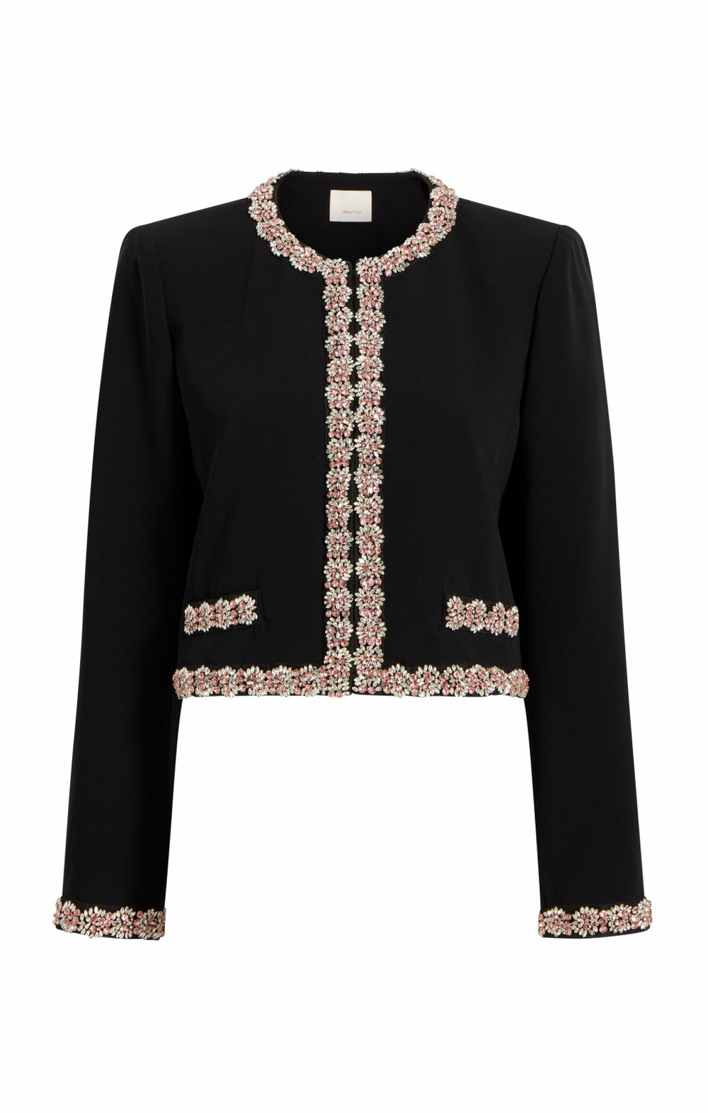 Women Sunburst Stacked Trim Penelope Jacket Black/Multi
