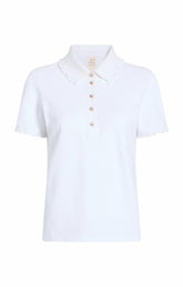 Women Aster Top White