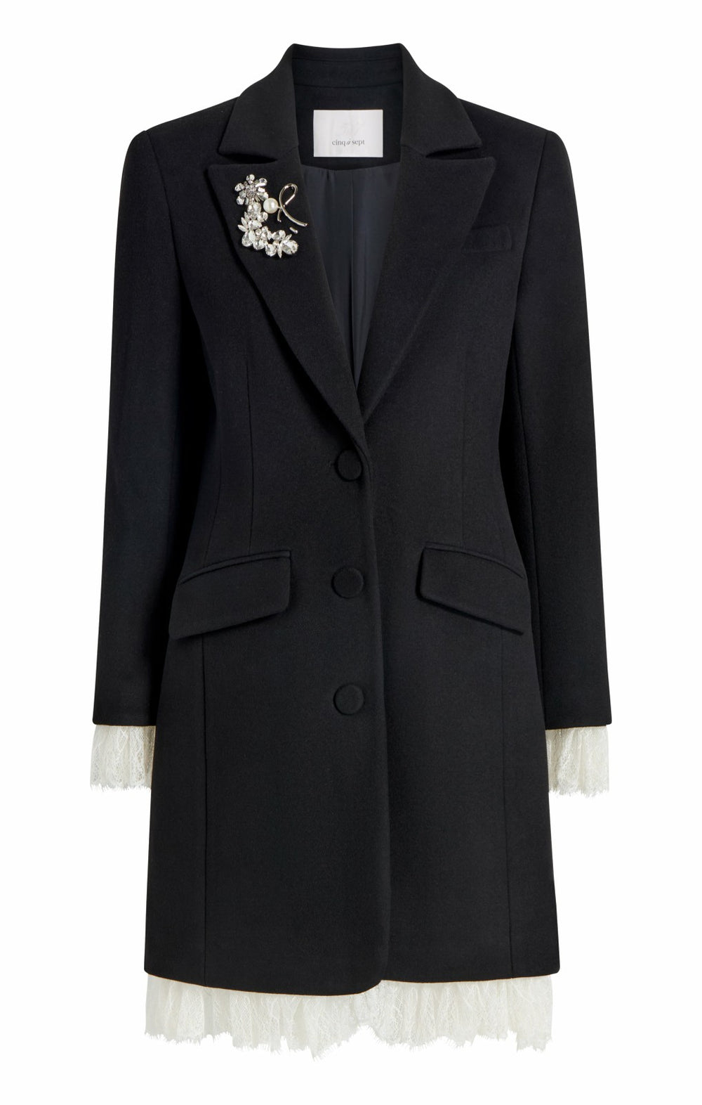 Women Roxie Coat Black/Ivory
