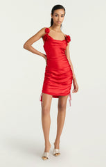 Women Logan Dress Cardinal