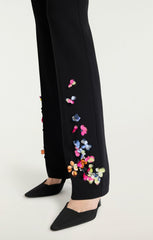 Women Paillette Vines Kerry Pant Black/Multi
