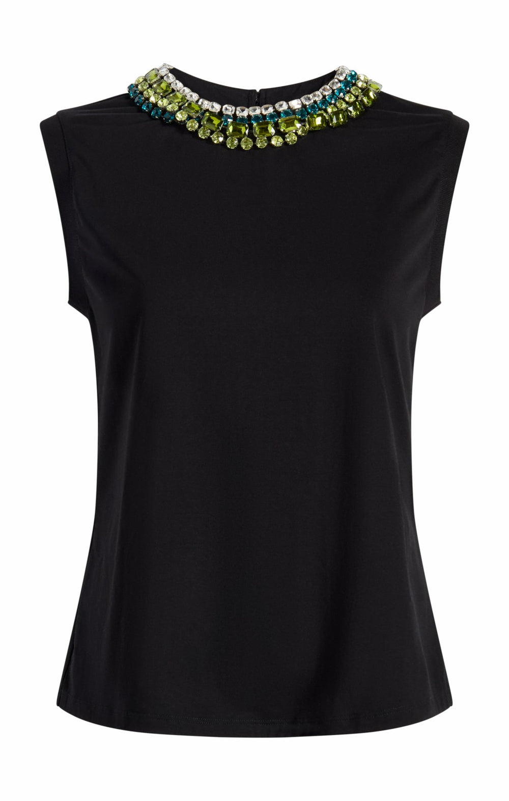 Women Twist Necklace Blaine Tee Black/Multi