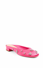 Women Callie Satin Mule Calla Lily/Clear