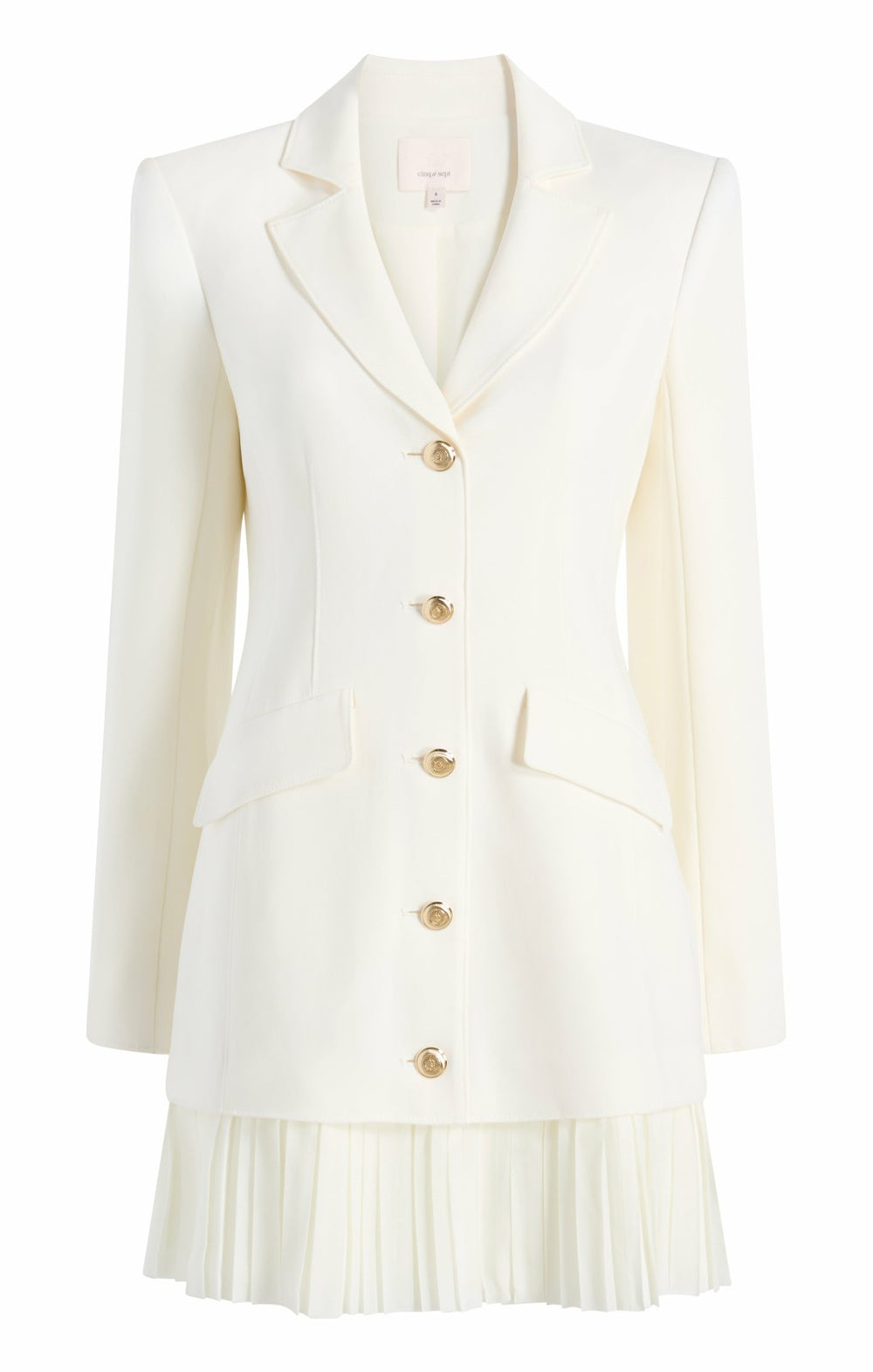 Women Long Sleeve Regan Dress Ivory