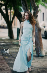 Women Rori Gown Light Cyan