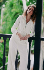 Women Zip Up Le Petit Khloe Blazer Ivory/Ivory