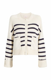 Women Berenice Amour Cardigan Ivory/Navy