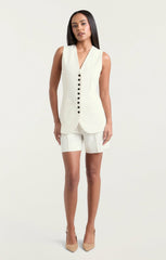 Women Kallen Vest Ivory