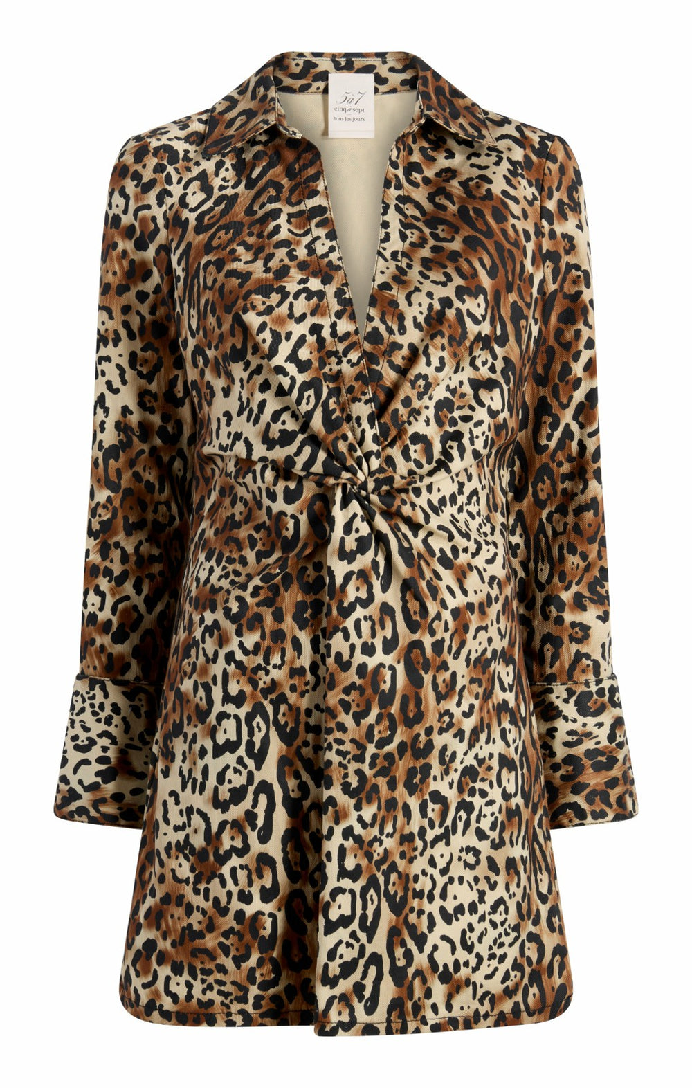 Women Leopard Denim Mckenna Dress Black/Sahara