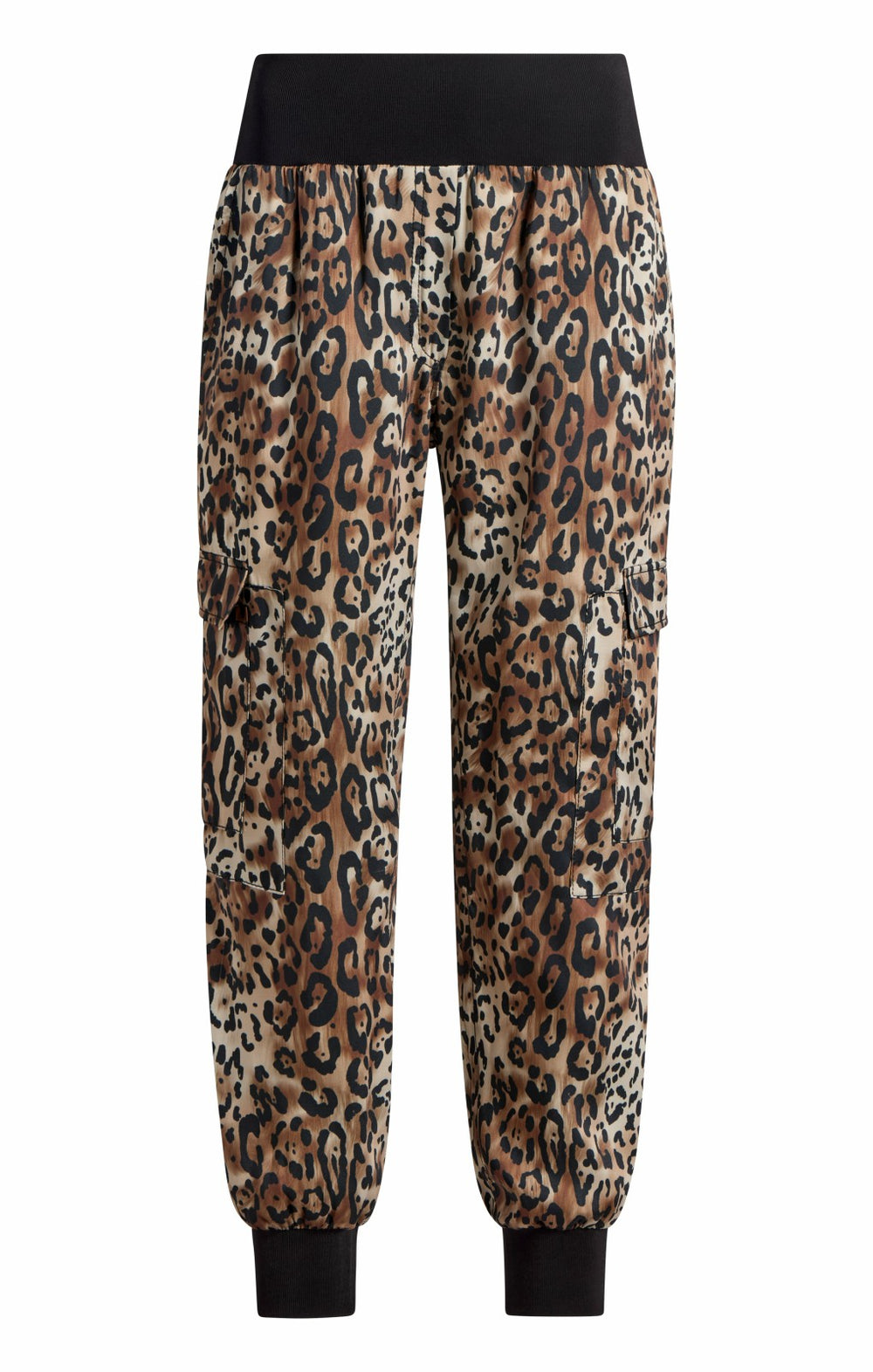 Women Leopard Giles Pant Black/Sahara