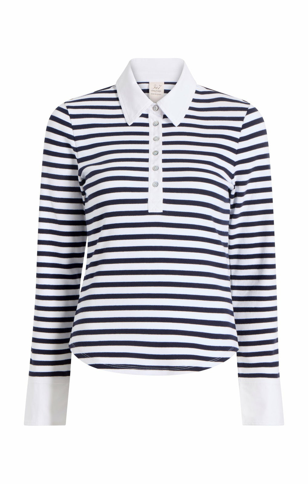 Women Striped Jaden Top Navy/White