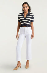 Women White Denim Dorothea Pant White