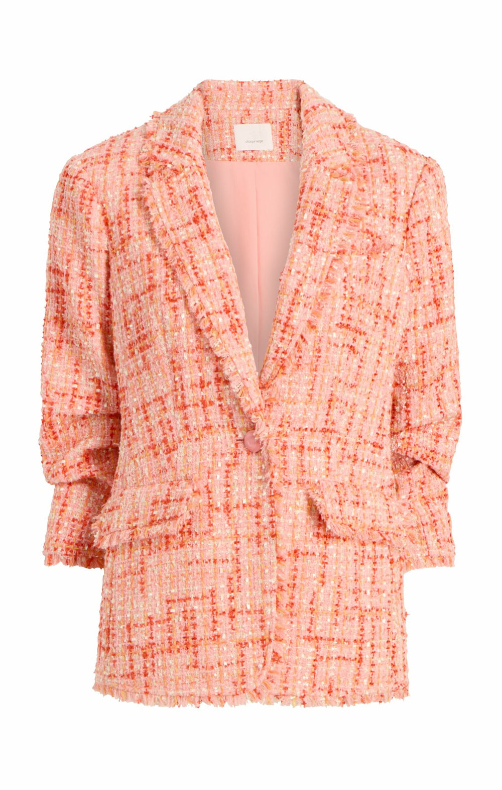 Women Lucie Boucle Khloe Blazer Pink Poppy Multi