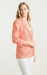 Women Lucie Boucle Khloe Blazer Pink Poppy Multi
