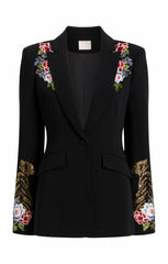 Women Le Beau Tigre Cheyenne Blazer Black/Multi