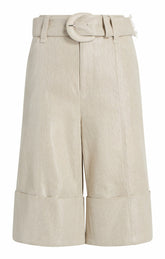 Women Lurex Linen Vassi Short Plaster