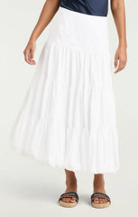 Women Pyper Skirt White