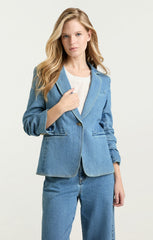 Women Khloe Blazer Blue Haze