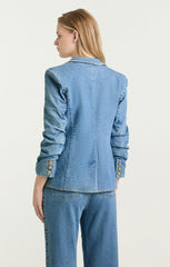 Women Khloe Blazer Blue Haze